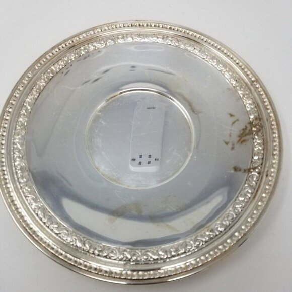 Reed and Barton 10.5” Silver-Plated Serving Platter #1201 - Picture 4 of 9